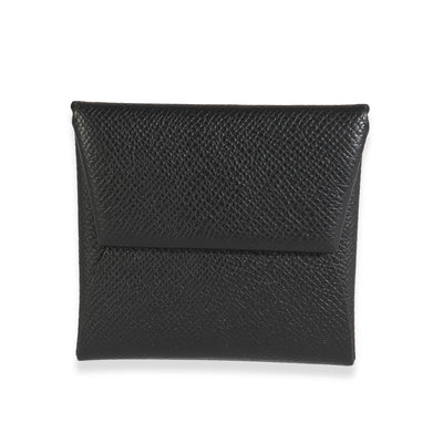 Black Epsom Bastia Change Purse