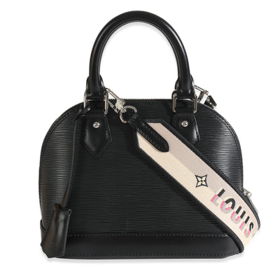 Black Epi Jacquard Alma BB