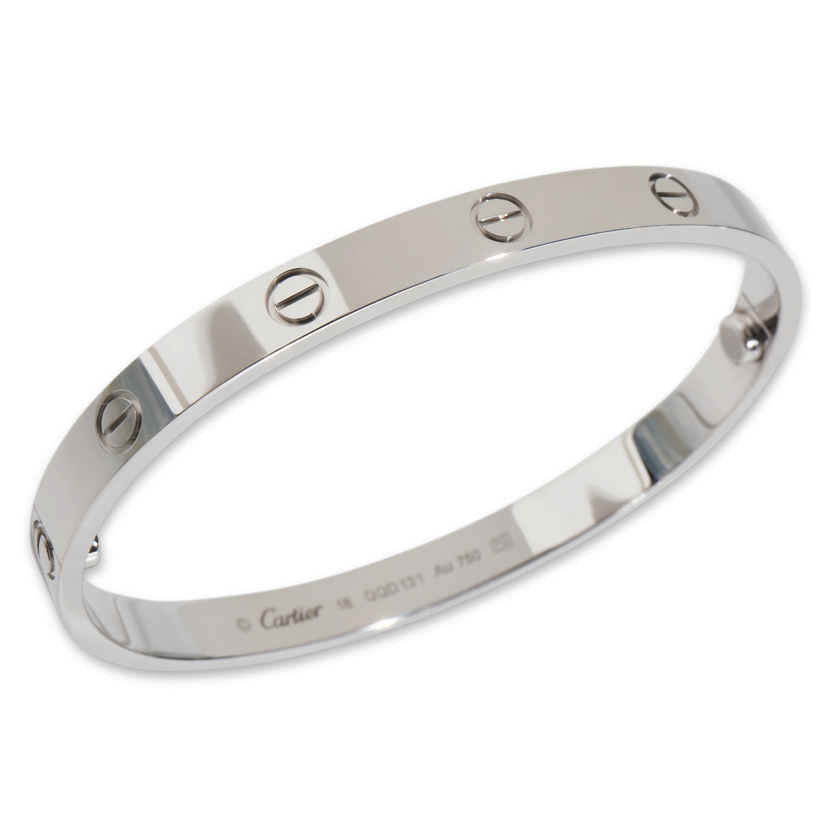 White Gold  Love Bracelet
