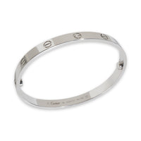 White Gold  Love Bracelet