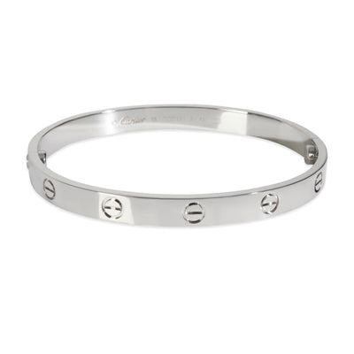 White Gold  Love Bracelet