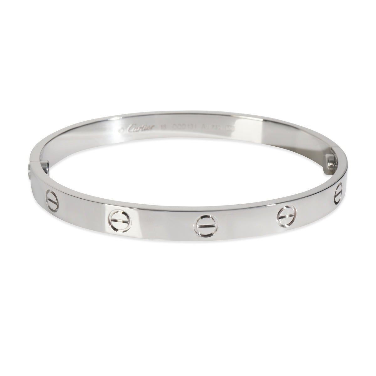 White Gold  Love Bracelet