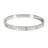 White Gold  Love Bracelet