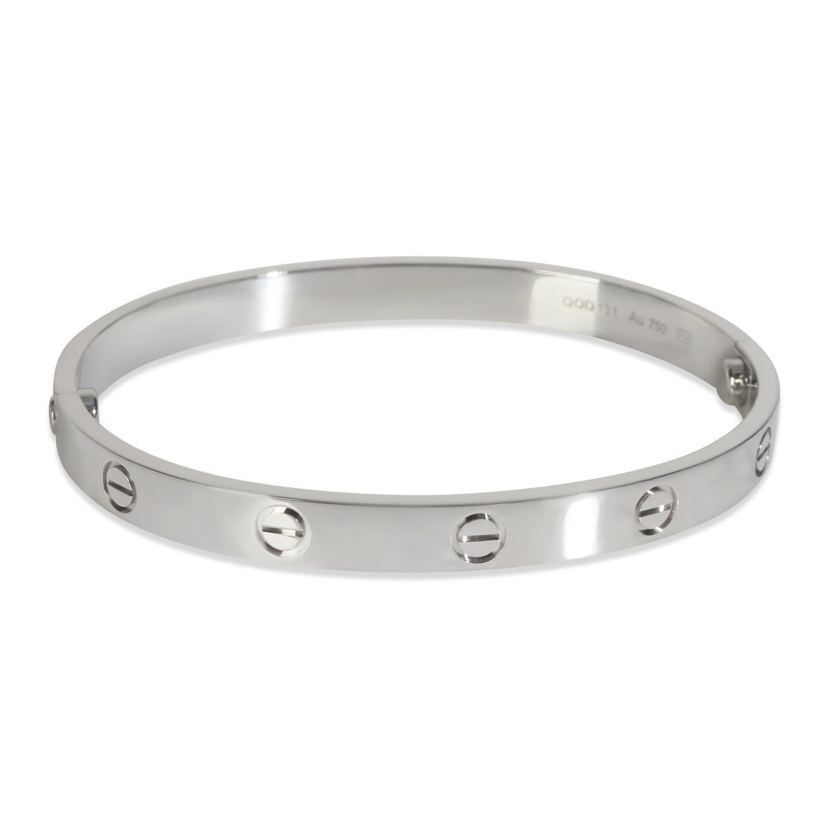 White Gold  Love Bracelet