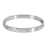 White Gold  Love Bracelet
