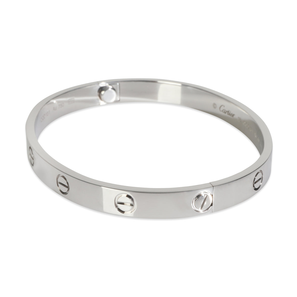 White Gold  Love Bracelet