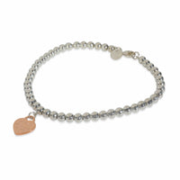 Sterling Silver & Rubedo Return To Tiffany Bracelet