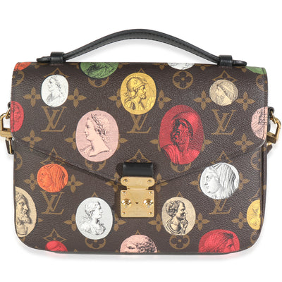 x Fornasetti Monogram Canvas Cameo Pochette Metis