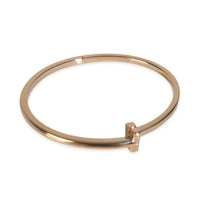 Rose Gold  Tiffany T T1 Narrow Hinged Bracelet