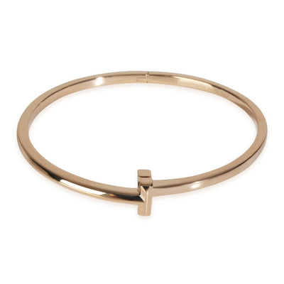 Rose Gold  Tiffany T T1 Narrow Hinged Bracelet