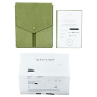 Yellow Gold Onyx Vintage Alhambra Necklace