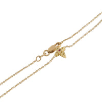 Yellow Gold Diamond Tiny Treasures Small Cross Bracelet