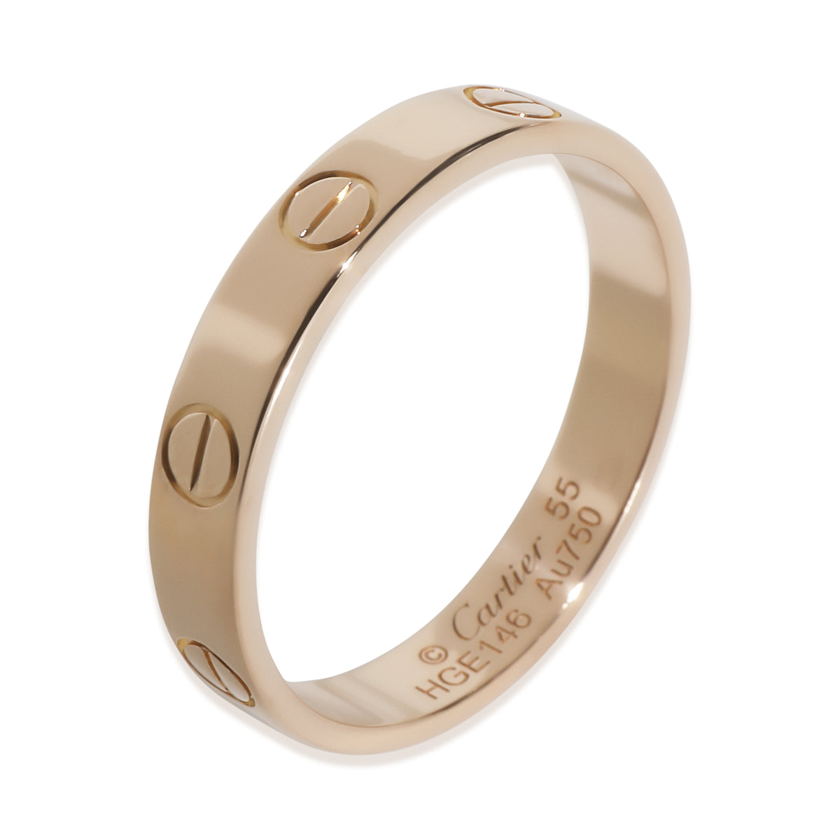 Rose Gold  Small Model Love Ring