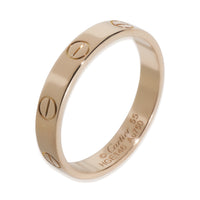 Rose Gold  Small Model Love Ring