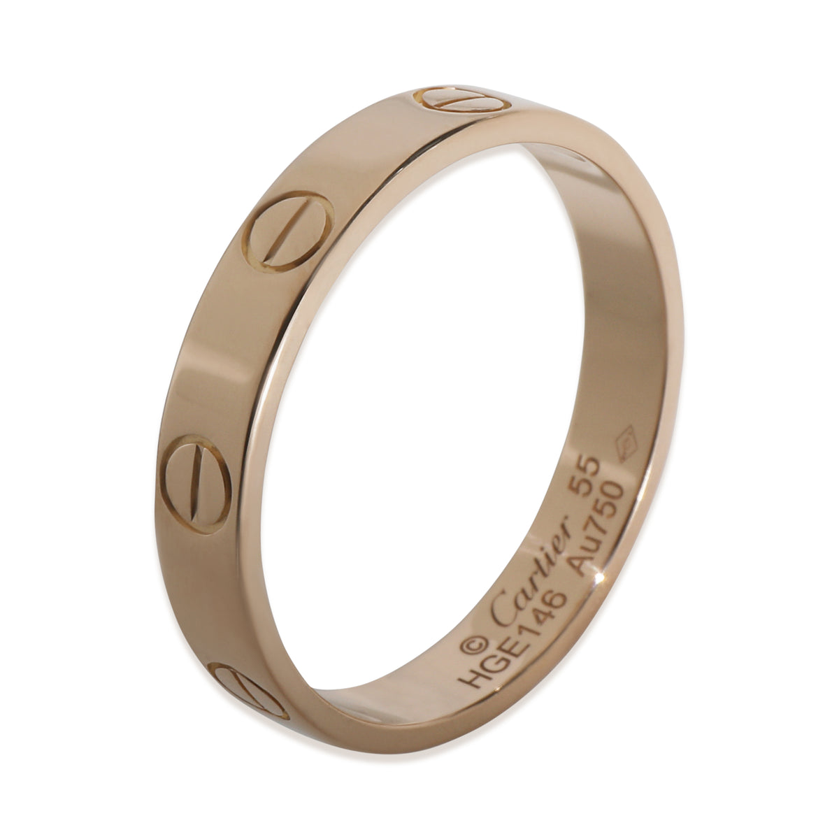 Rose Gold  Small Model Love Ring