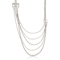 2015 Strass Shield CC Multistrand Necklace