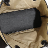 Beige Canvas Web Ophidia Large Foldable Tote