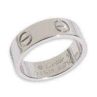 White Gold  Love Ring