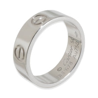 White Gold  Love Ring