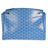 Blue Goyardine Canvas Rouette Souple PM