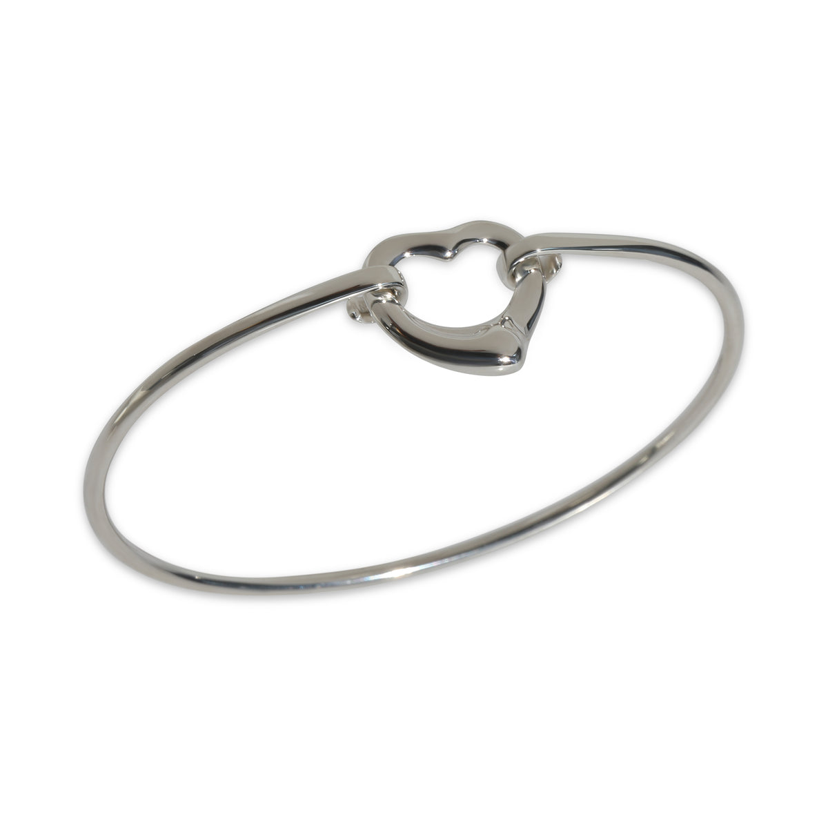 Sterling Silver  Elsa Peretti Open Heart Bracelet