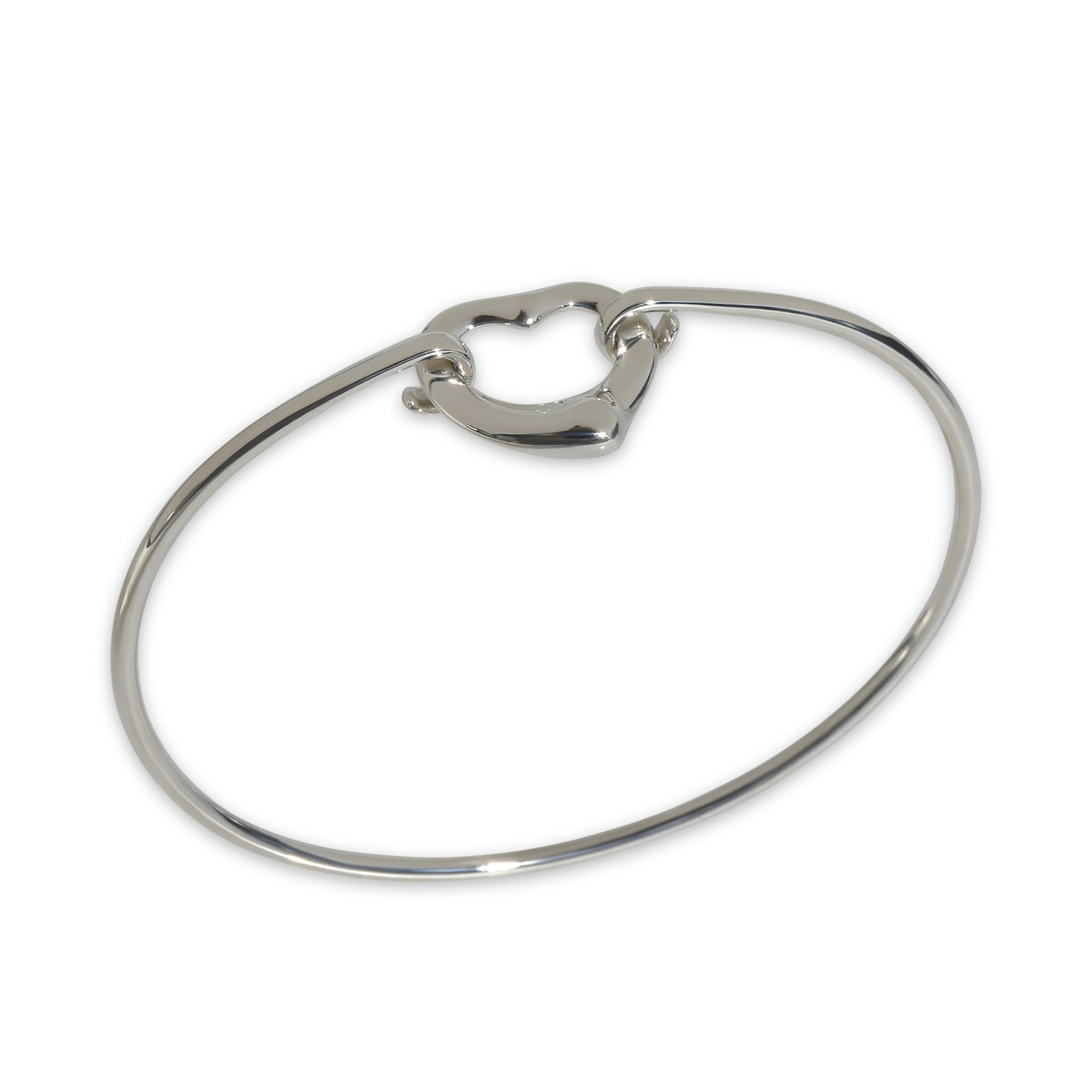 Sterling Silver  Elsa Peretti Open Heart Bracelet