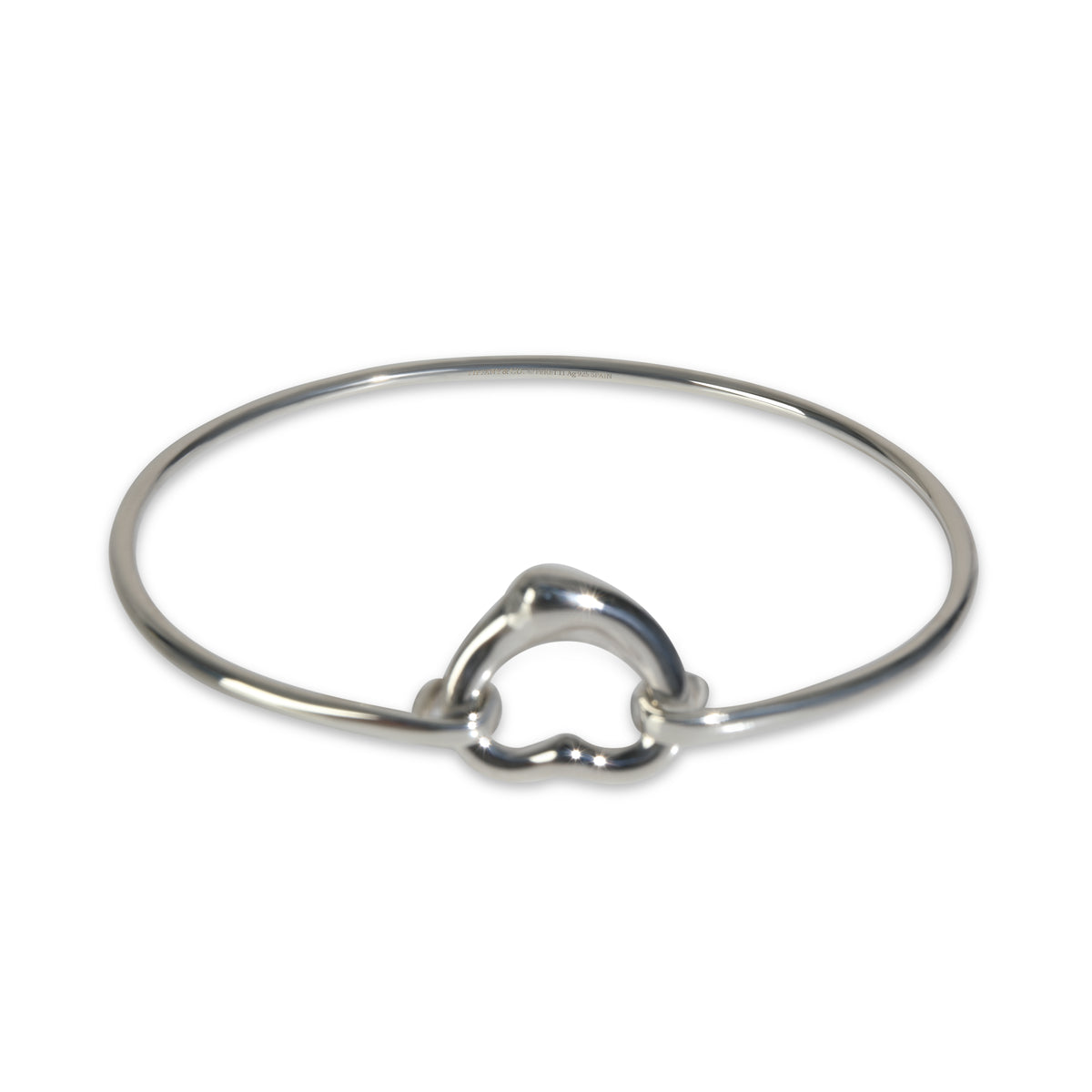 Sterling Silver  Elsa Peretti Open Heart Bracelet
