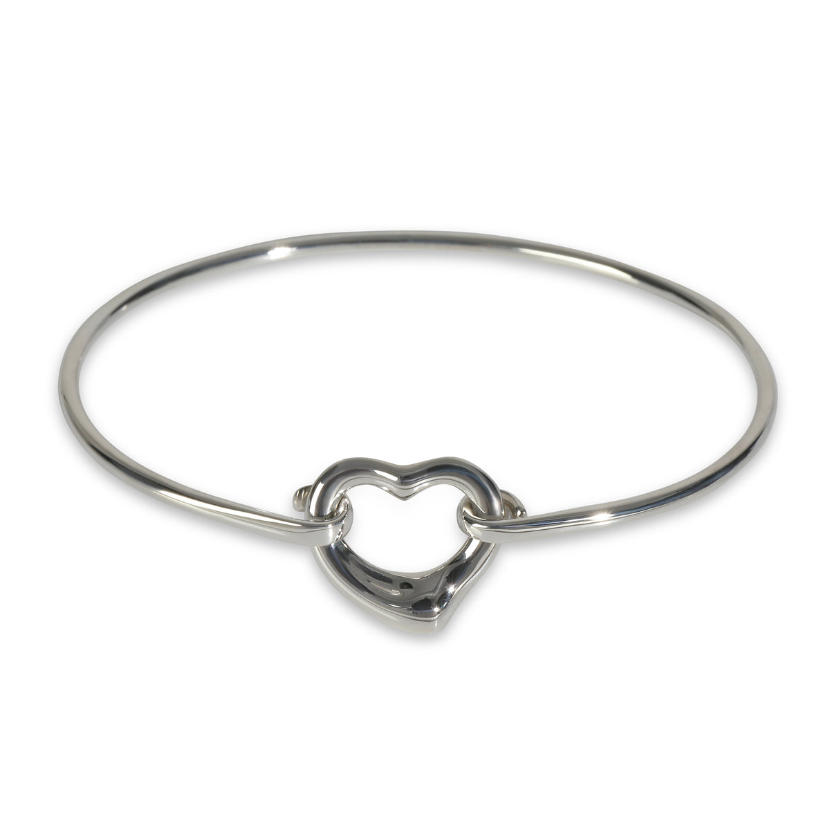 Sterling Silver  Elsa Peretti Open Heart Bracelet