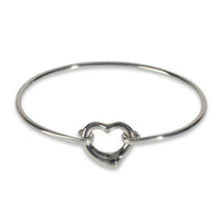 Sterling Silver  Elsa Peretti Open Heart Bracelet