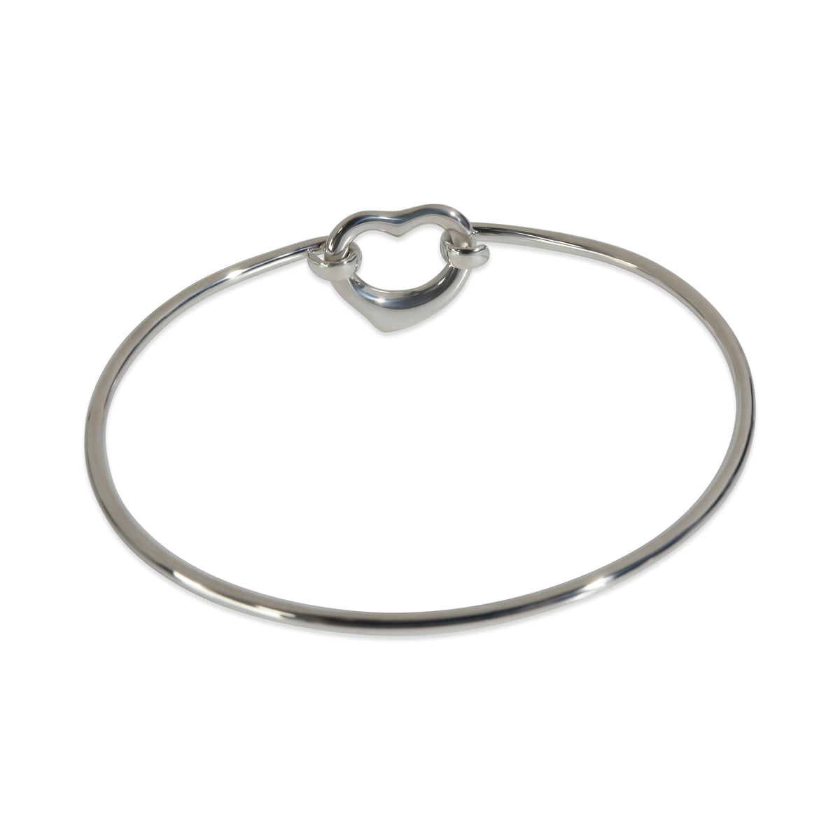 Sterling Silver  Elsa Peretti Open Heart Bracelet