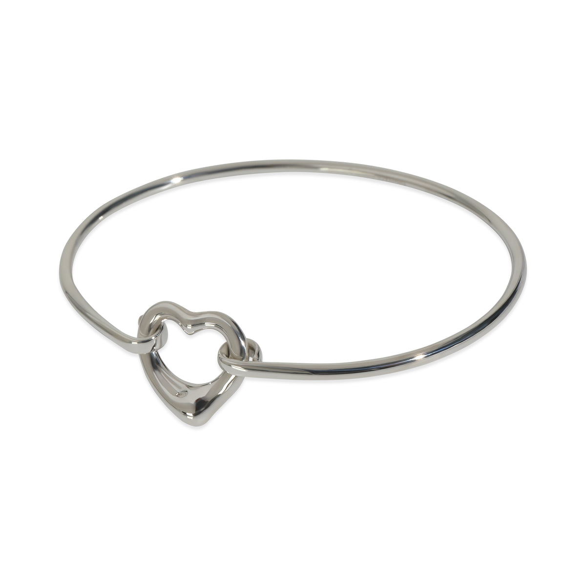 Sterling Silver  Elsa Peretti Open Heart Bracelet