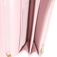 Pink Quilted Lambskin CC Pearl Enamel Clutch On Chain