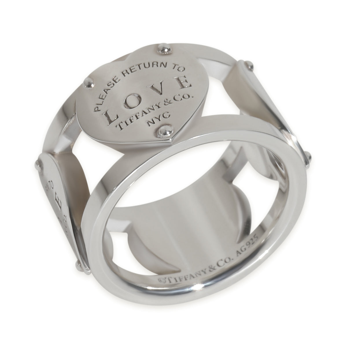 Sterling Silver  Return To Tiffany Ring