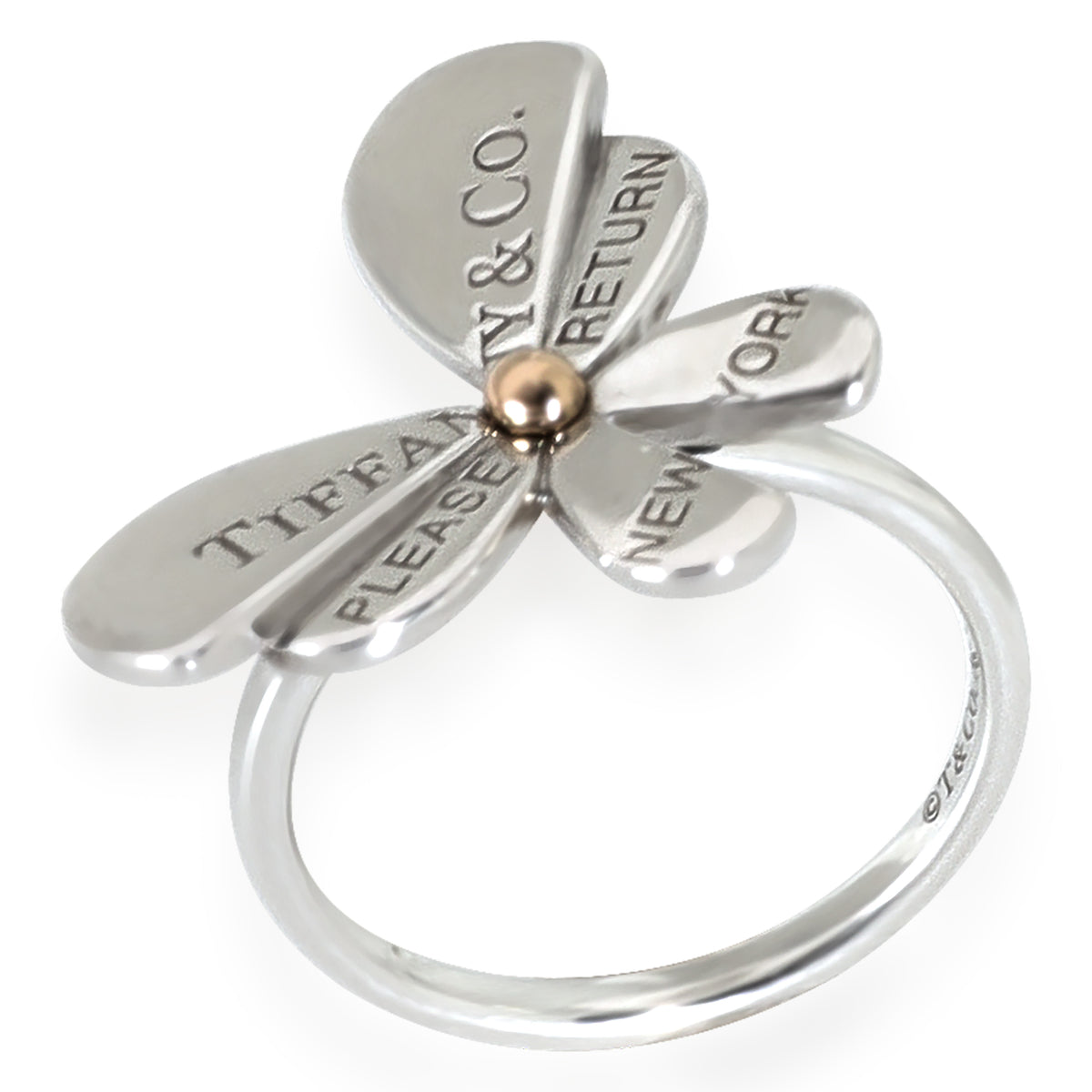 Rose Gold & Sterling Silver  Return To Tiffany Ring