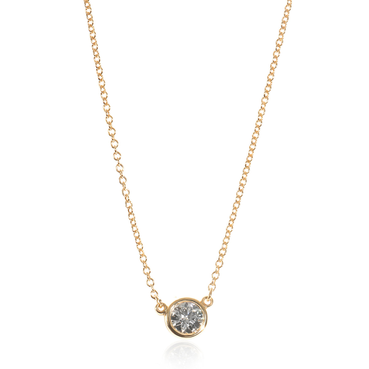 Yellow Gold Diamond Elsa Peretti Diamonds By The Yard Pendant
