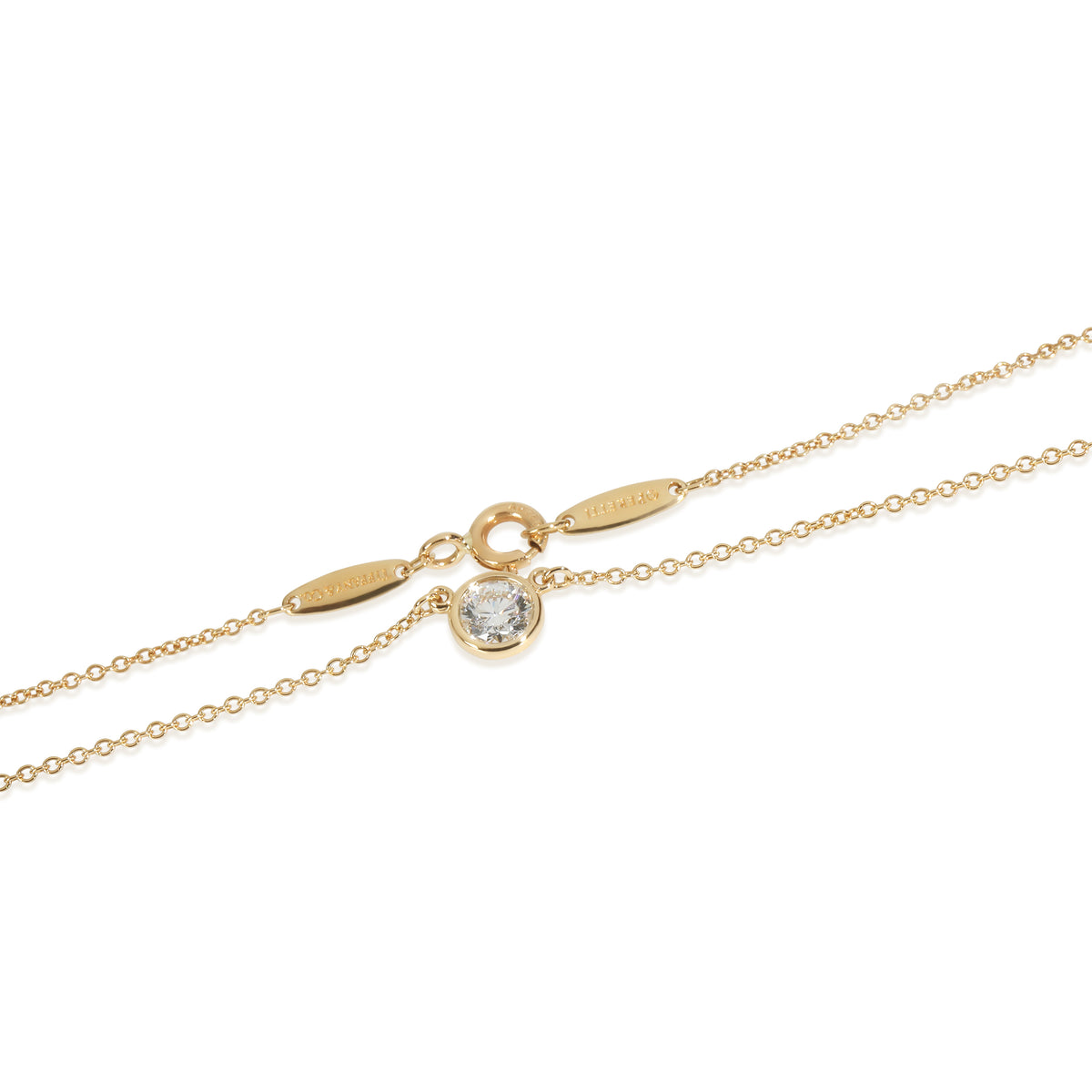 Yellow Gold Diamond Elsa Peretti Diamonds By The Yard Pendant