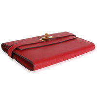 Rouge Tomate Mysore Chevre Kelly Wallet GHW