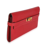 Rouge Tomate Mysore Chevre Kelly Wallet GHW