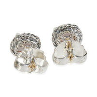 Sterling Silver Morganite Chatelaine Earrings