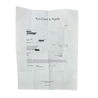 White Gold Chalcedony Vintage Alhambra Pendant