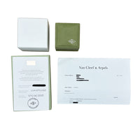 Yellow Gold Agate Vintage Alhambra Pendant