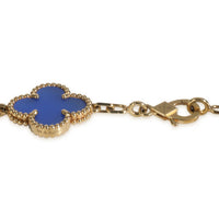 Yellow Gold Agate Vintage Alhambra Bracelet