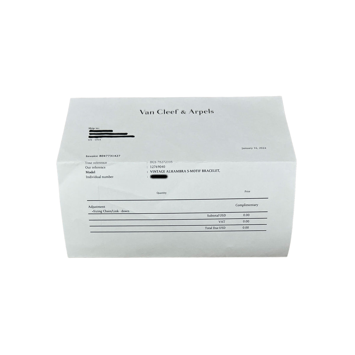 Yellow Gold Agate Vintage Alhambra Bracelet