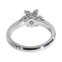 Platinum Diamond Flower Ring