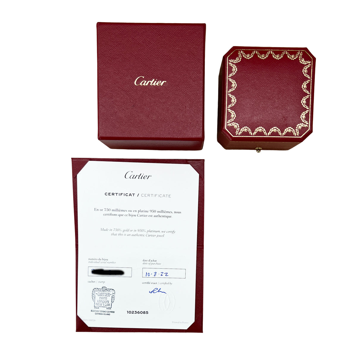 Rose Gold Diamond Small Model Love Ring