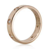 Rose Gold Diamond Small Model Love Ring