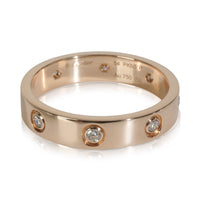 Rose Gold Diamond Small Model Love Ring