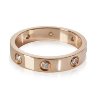 Rose Gold Diamond Small Model Love Ring