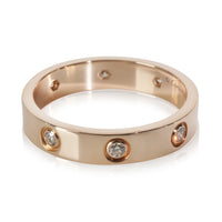 Rose Gold Diamond Small Model Love Ring