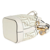 White TPU FF Vitello Grace F is Fendi Mini Mon Tresor Bucket Bag
